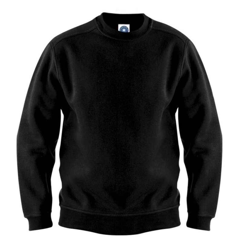 Sweat-shirt pas cher manches droites en polycoton, 300 g/m²