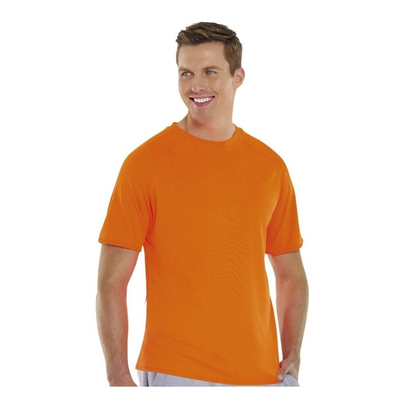 T-shirt de sport homme respirant en micro polyester, séchage rapide, 145 g/m²