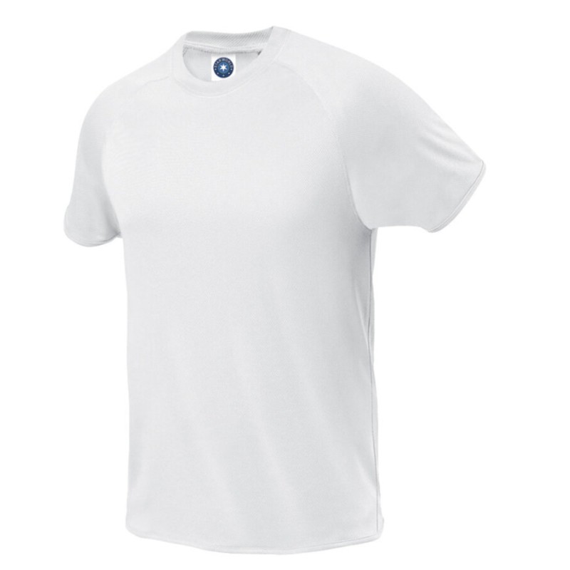 T-shirt de sport homme respirant en micro polyester, séchage rapide, 145 g/m²