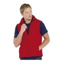 Bodywarmer gilet polaire ton sur ton anti-peluche pas cher, 330 g/m²