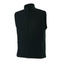 Bodywarmer gilet polaire ton sur ton anti-peluche pas cher, 330 g/m²