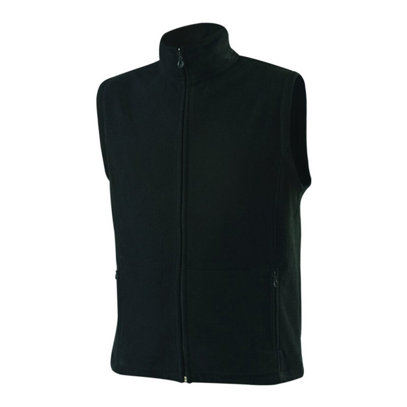 Bodywarmer gilet polaire ton sur ton anti-peluche pas cher, 330 g/m²