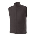Bodywarmer gilet polaire ton sur ton anti-peluche pas cher, 330 g/m²