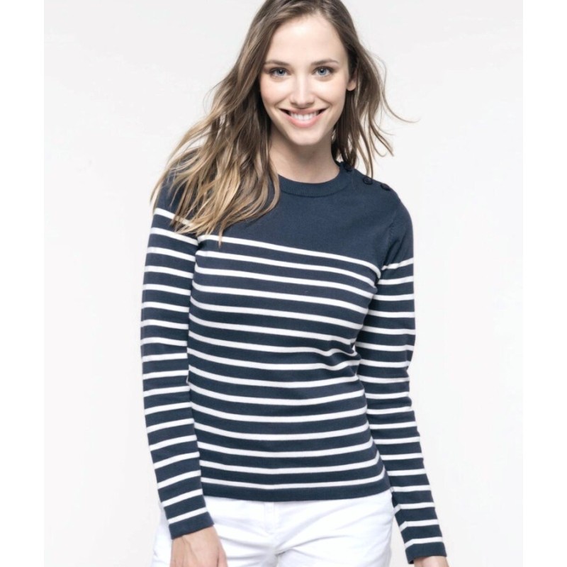 pull bouton epaule