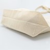 Tote bag, sac shopping avec soufflet bas, anses longues, 140 g/m²