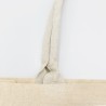 Sac cabas en coton avec soufflet bas et côtés, anses rondes, 280 g/m²