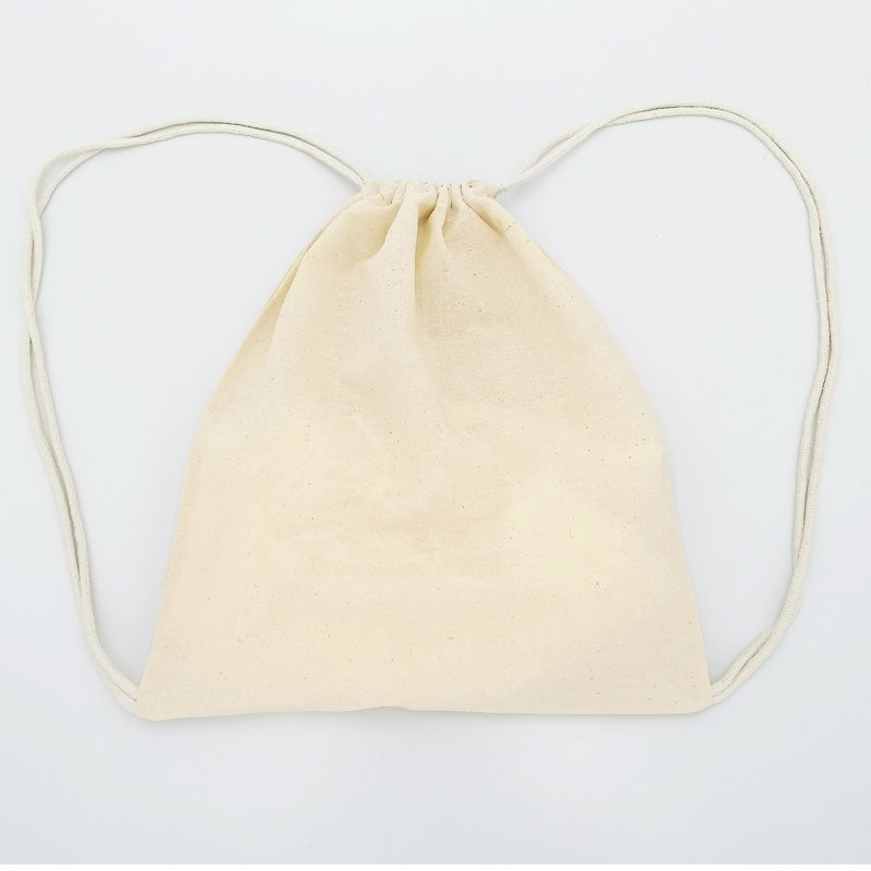 Petit sac à dos ficelle pour enfant 100% coton, 140 g/m²