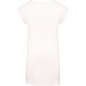 T-shirt robe femme à manches courtes sans étiquette en coton, 150 g/m²