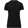 T-shirt femme en maille piquée col V, 100% coton, 170 g/m²