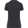 T-shirt femme vintage col rond sans étiquette de marque, 200 g/m²