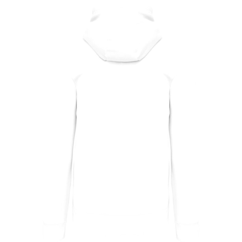 Sweat à capuche doublée en nid d'abeille avec cordon plat, 300 g/m²