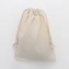 Sac de rangement, fermeture double cordelettes, coton BIO, 140 g/m²
