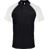 Polo baseball homme avec manches raglan contrastées, 200 g/m²