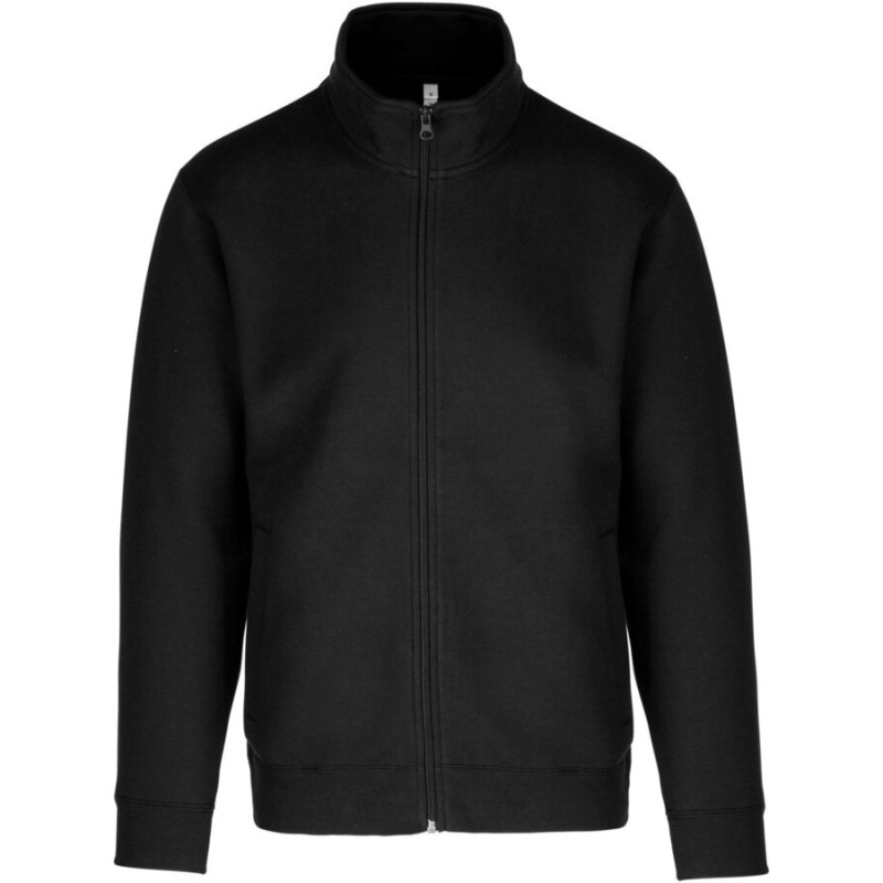 Veste molleton zippée homme sans capuche, 280 g/m²