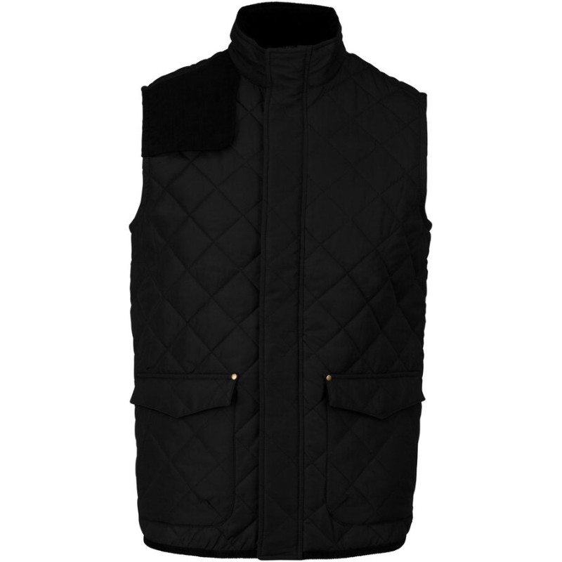 Bodywarmer matelassé homme, fermeture zippée