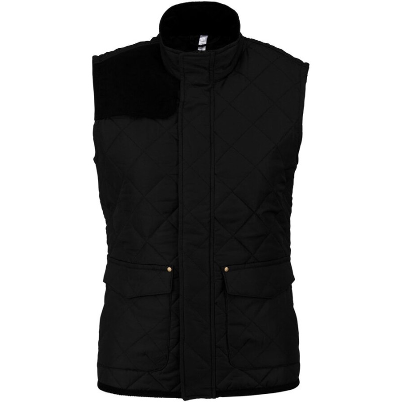 Bodywarmer matelassé femme, fermeture zippée