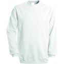 Sweat-shirt col rond molleton gratté et pré-rétréci, 360 g/m²