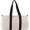 Sac polochon en toile de coton, fermeture zippée, 310 g/m²