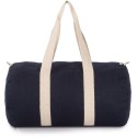 Sac polochon en toile de coton, fermeture zippée, 310 g/m²