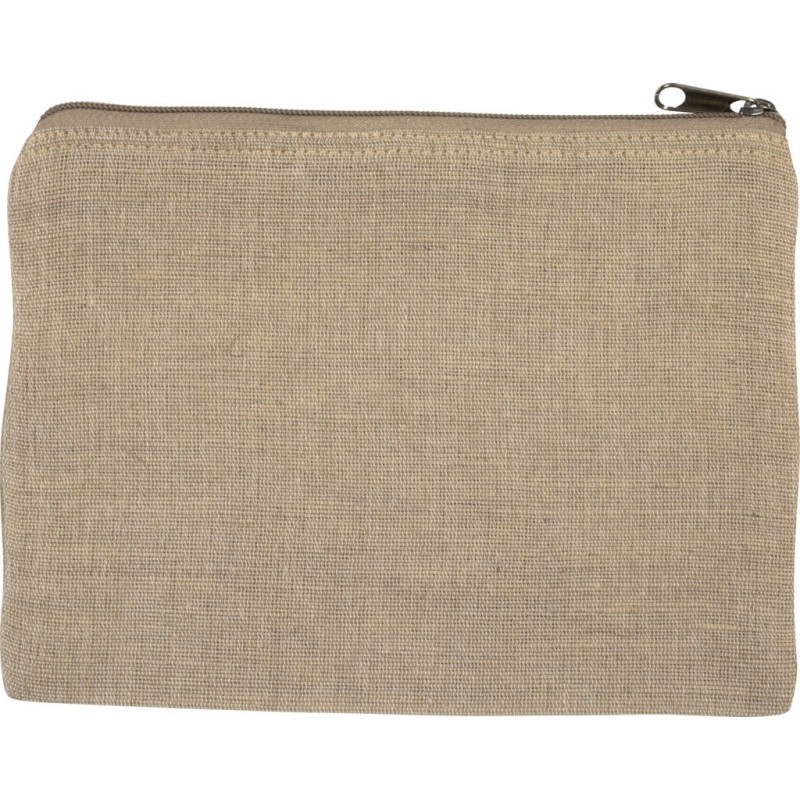 Pochette en juco,  toile de jute et coton, 300 g/m²