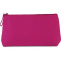 Trousse en coton canvas et fermeture unies, 360 g/m²