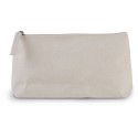 Trousse en coton canvas et fermeture unies, 360 g/m²