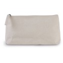 Trousse en coton canvas et fermeture unies, 360 g/m²