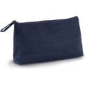 Trousse en coton canvas et fermeture unies, 360 g/m²