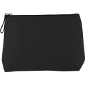 Trousse en coton canvas et fermeture unies, 360 g/m²