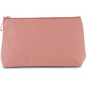 Trousse en coton canvas et fermeture unies, 360 g/m²