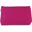 Trousse en coton canvas et fermeture unies, 360 g/m²