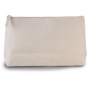 Trousse en coton canvas et fermeture unies, 360 g/m²