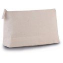 Trousse en coton canvas et fermeture unies, 360 g/m²