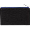 Pochette en coton avec fermeture éclair contrastée, 310 g/m²
