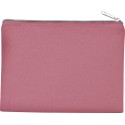 Pochette en coton avec fermeture éclair contrastée, 310 g/m²