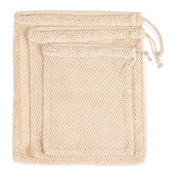 Sac avant en filet et arrière en coton canvas, 130 g/m²