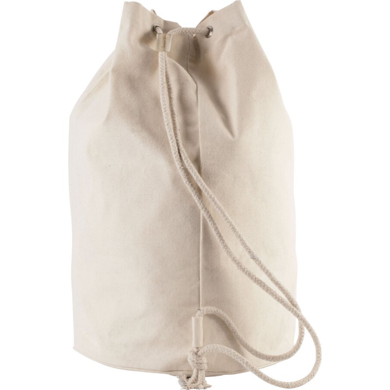 Sac à dos marin en coton et cordon épais, fermeture coulissante, 310 g/m²