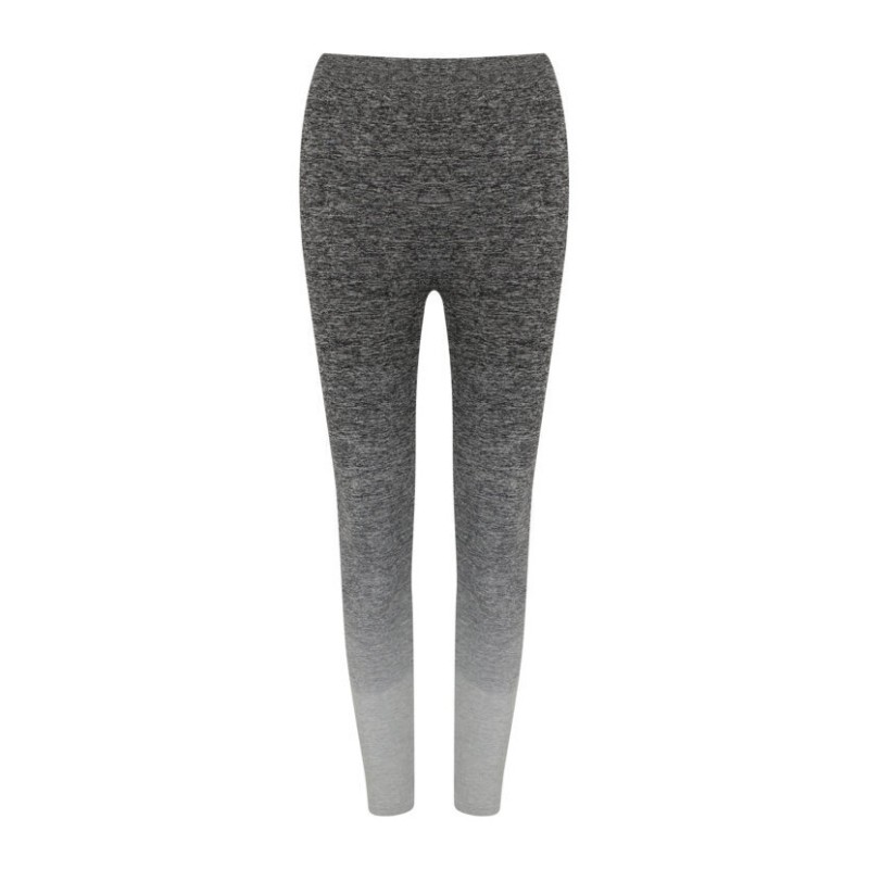 Legging dégradé femme moulant ultra-élastique avec ceinture intégrée