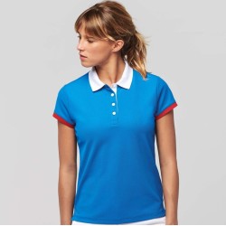 Polo piqué femme performant et moderne à séchage rapide