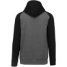 Sweat-shirt de sport adulte à capuche bicolore, 280 g/m²