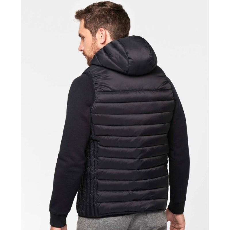 Bodywarmer de sport à capuche adulte chaud et léger