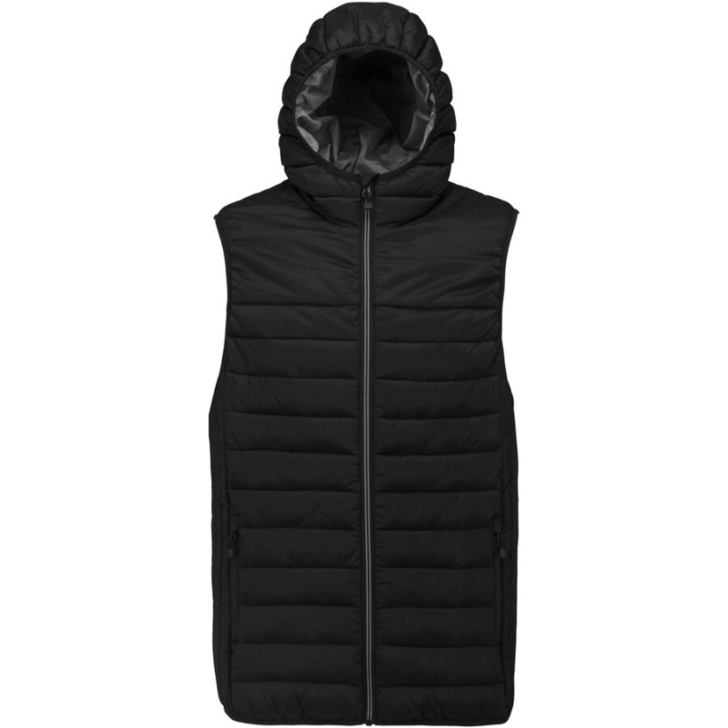 Bodywarmer de sport à capuche adulte chaud et léger