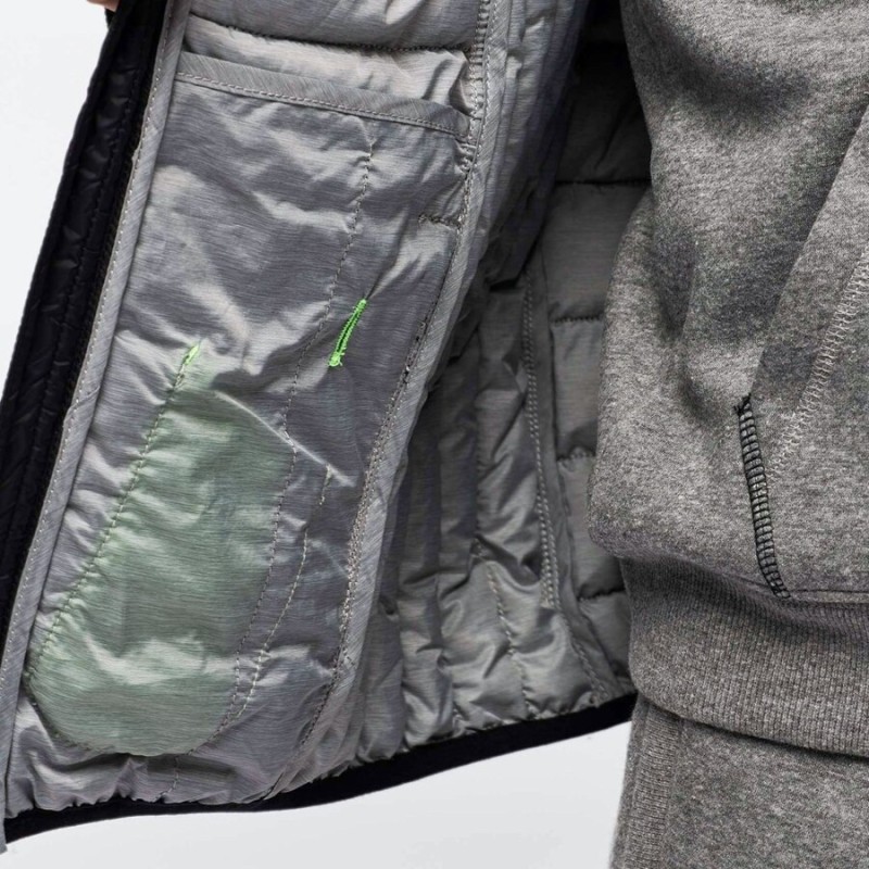 Bodywarmer de sport à capuche enfant chaud et léger