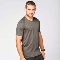 T-shirt respirant homme avec manches raglan à séchage rapide, 140 g/m²