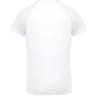 T-shirt homme col V respirant avec manches raglan, 140 g/m²