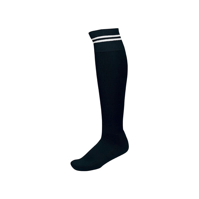 Chaussettes de sport rayées bicolores