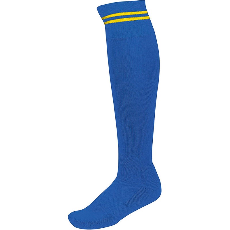 Chaussettes de sport rayées bicolores