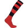 Chaussettes de sport cerclées bicolores