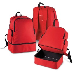 Sac à dos de sport avec base rigide détachable, 2 poches côté