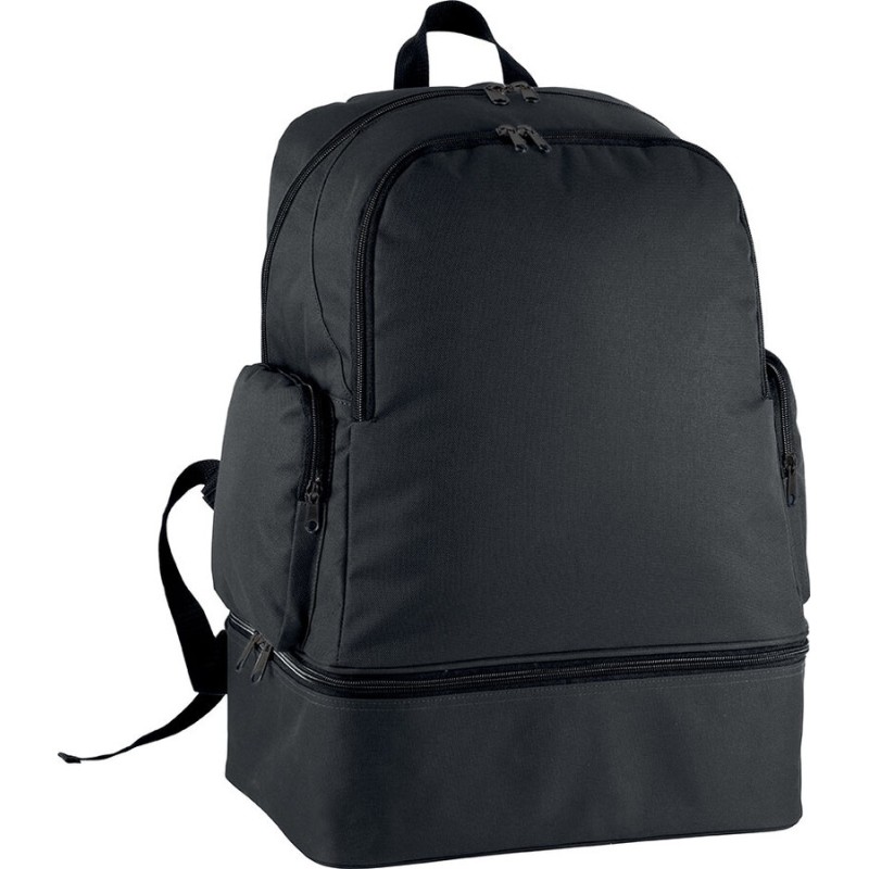 Sac à dos de sport avec base rigide détachable, 2 poches côté